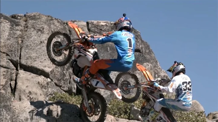 Video: Super slow-motion Enduro