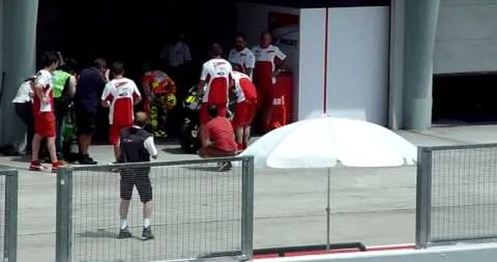 Rossi at Sepang with ducati gp12