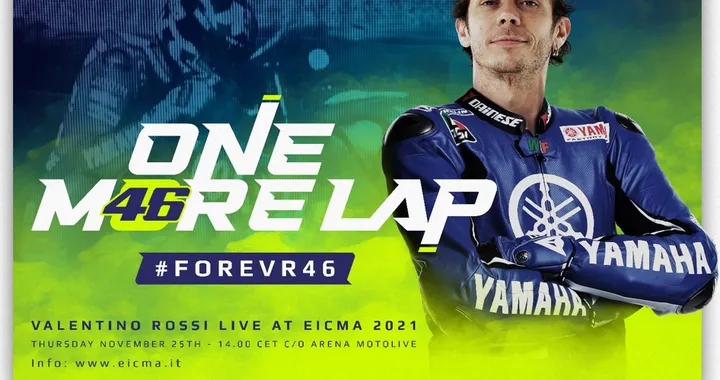 "One More Lap", l'ultimo giro (virtuale) di Valentino Rossi a EICMA 2021