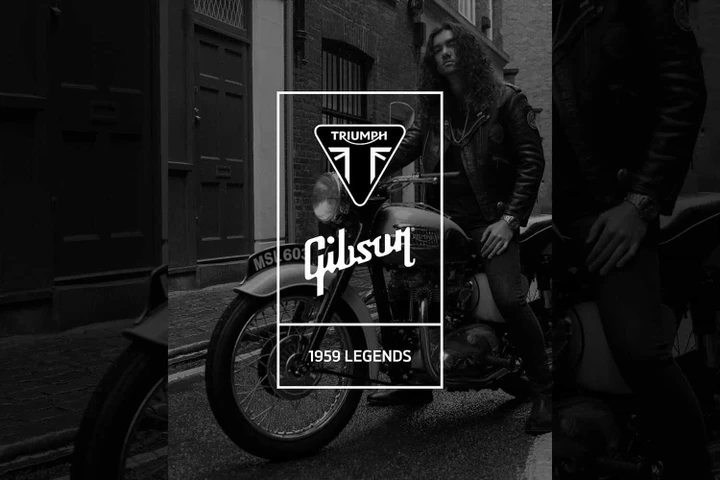 Triumph annuncia la nuova collaborazione con Gibson con l'obiettivo di celebrare il 1959