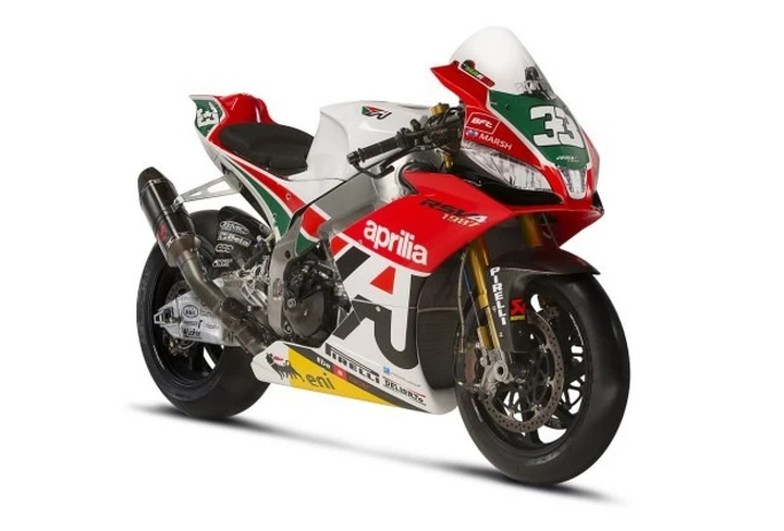 SBK Misano 2014: livrea speciale per Aprilia. Melandri: 