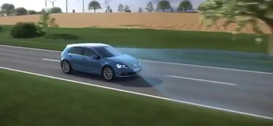 Golf 7 il sistema Lane assist