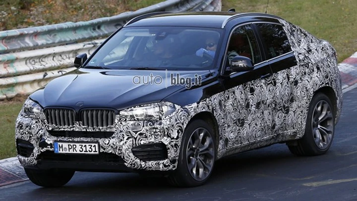 Nuova BMW X6: prime foto spia dal Nurburgring