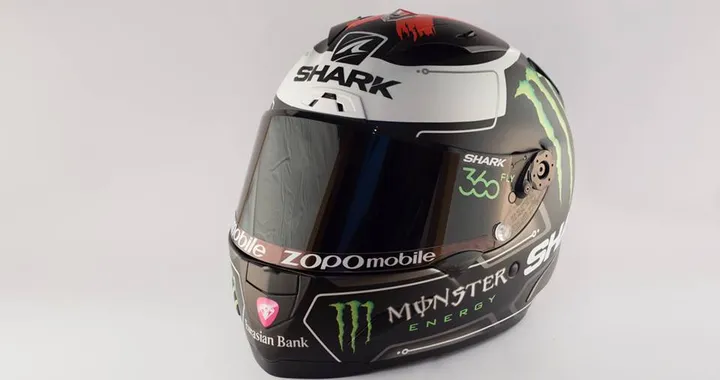 Jorge Lorenzo svela il suo nuovo casco Shark