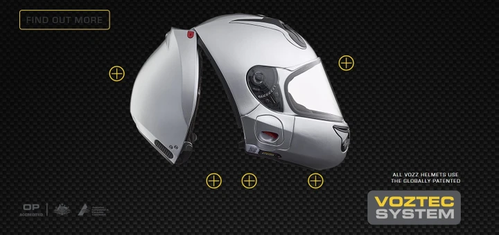 Vozz Helmets RS.01: il casco con apertura posteriore