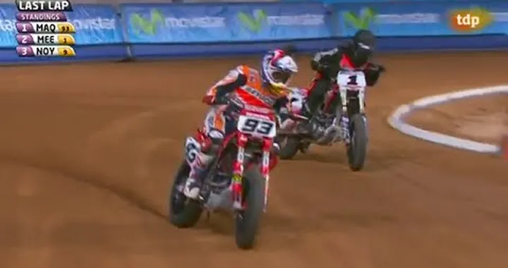 Superprestigio Dirt Track 2 Super Final Marc Marquez Vs Jared Mees