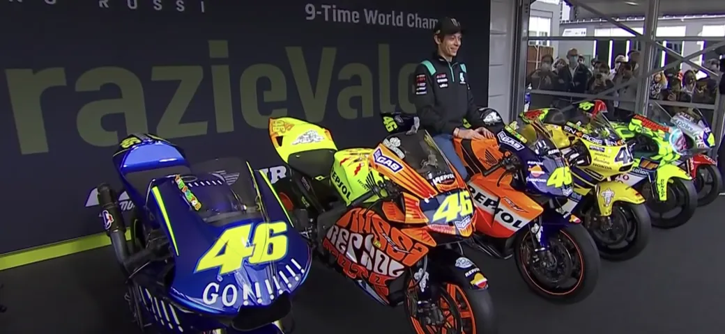 MotoGP, Valentino Rossi: tutte le moto vincenti del Dottore