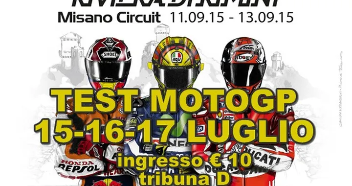 Misano: Test MotoGP aperto al pubblico il 15-16-17 luglio