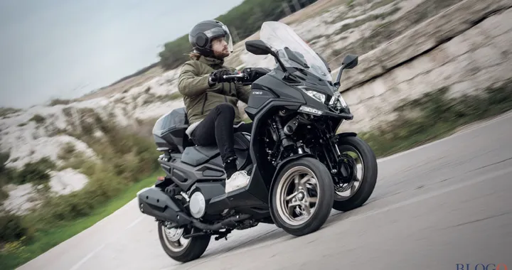 Kymco svela CV3: lo scooter a tre ruote nasce sulla base dell'AK 550