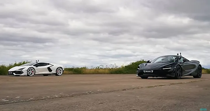 McLaren 750S vs Lamborghini Revuelto: una drag race stellare