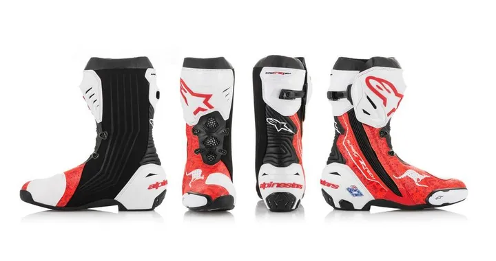 Stivali da moto Alpinestars Limited Edition Stoner Supertech R Race Replica