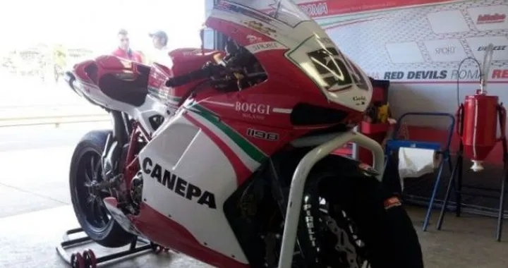 WSBK: ottimo inizio di Canepa sulla Ducati del team Red Devils Roma