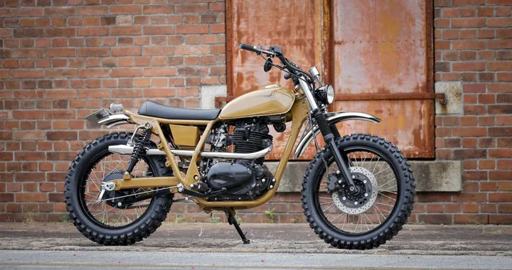 Tradizione giapponese e spirito urbano nella Kawasaki 250TR custom