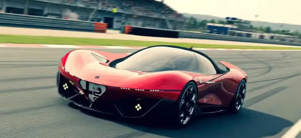 E se la nuova supercar Alfa Romeo fosse così: il render che piace