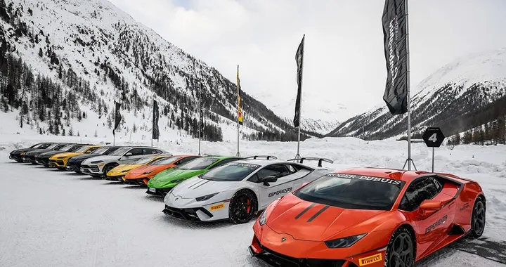 Lamborghini: Accademia Neve 2020 sulle piste di Livigno