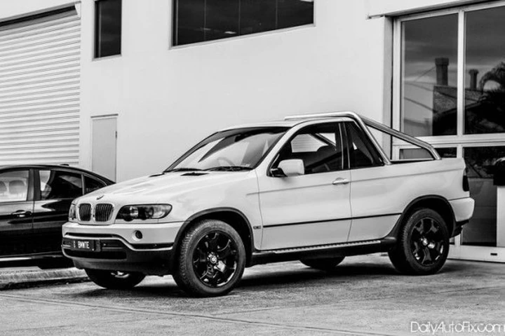 BMW X5: la prima generazione è anche pick up