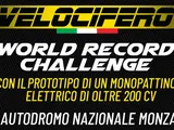 Velocifero punta a conquistare un nuovo record di velocità con un monopattino elettrico