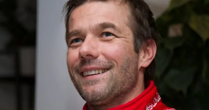 Sébastien Loeb in pista con la Moto2 di Louis Rossi