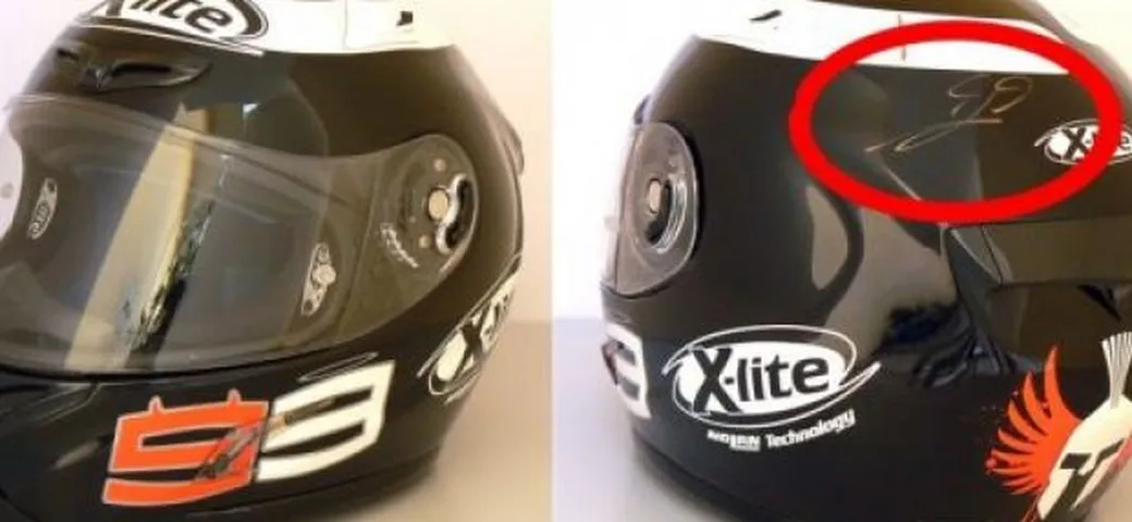 All'asta il casco di Jorge Lorenzo per la ricerca contro il cancro