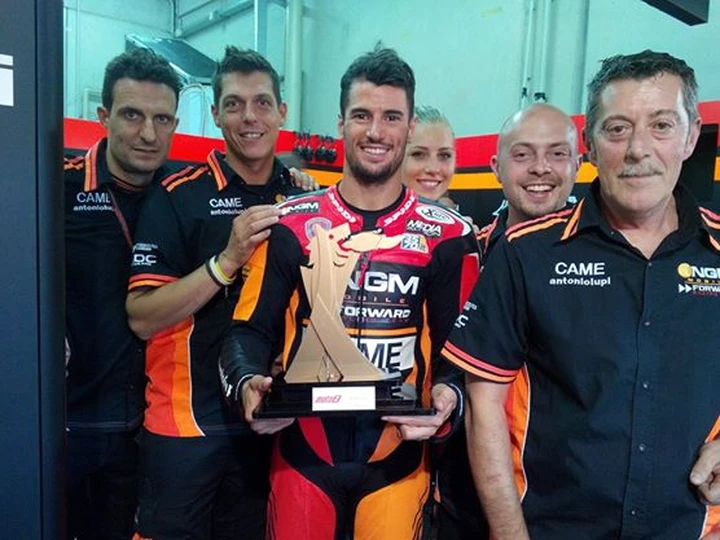 Moto2 Germania 2014, Corsi ritorna sul podio: 