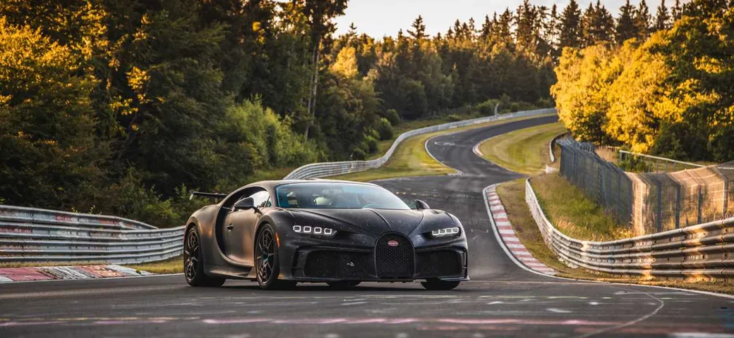 Bugatti Chiron Pur Sport: test finali al Nürburgring