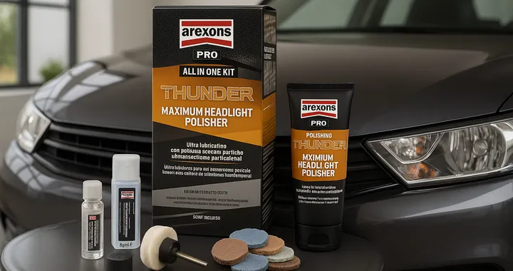 Kit Arexons Car Care Pro THUNDER: fari come nuovi spendendo 30 euro