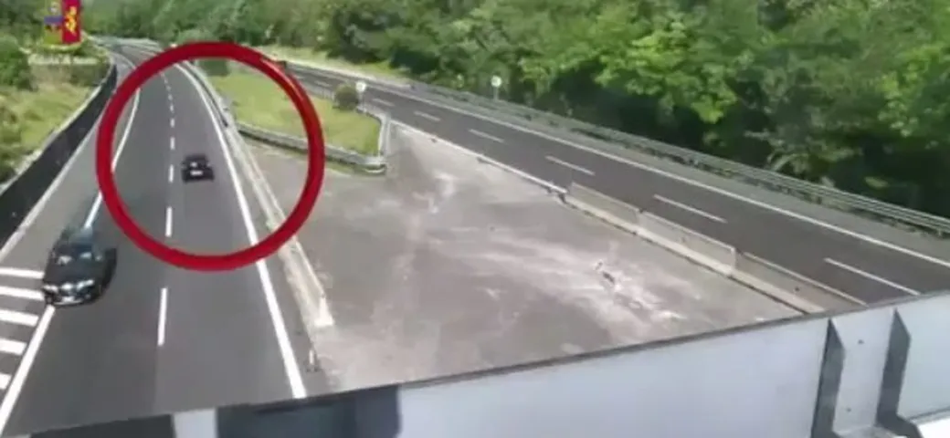 Contromano sull' autostrada A24: fermato [Video]