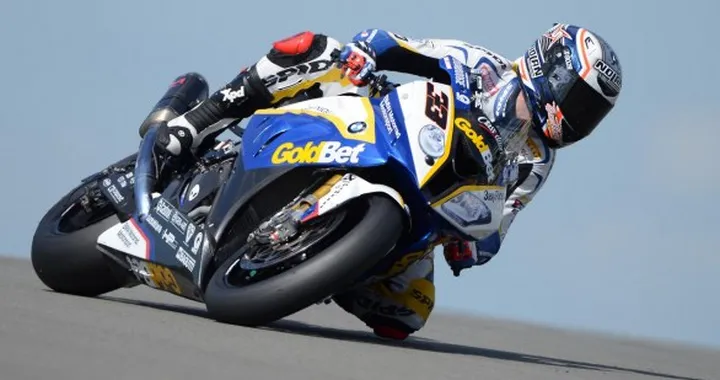 SBK: Melandri soddisfatto a metà del test BMW di Aragon