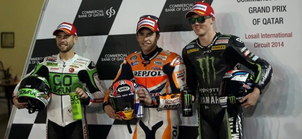 MotoGP 2014 Qatar LIVE: pole Marquez, Dovi 4°, Aleix Espargarò cade due volte, Rossi 10° [FOTO]