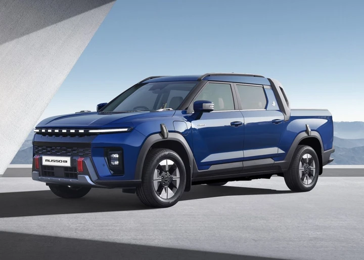 KGM Musso: il nuovo pick-up elettrico debutta al SupBikeRun nel Regno Unito