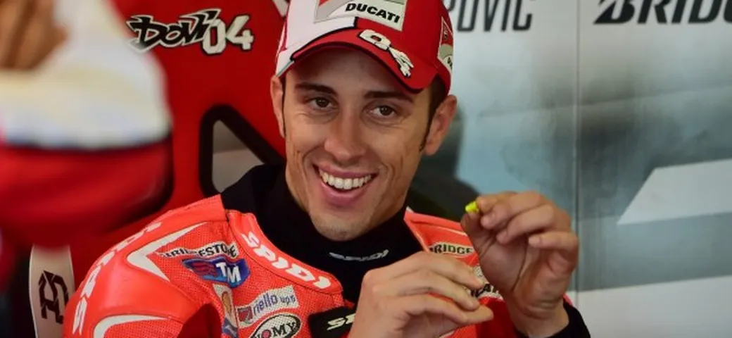 MotoGP Aragon 2014, Dovizioso in pista con la GP14.2 : 