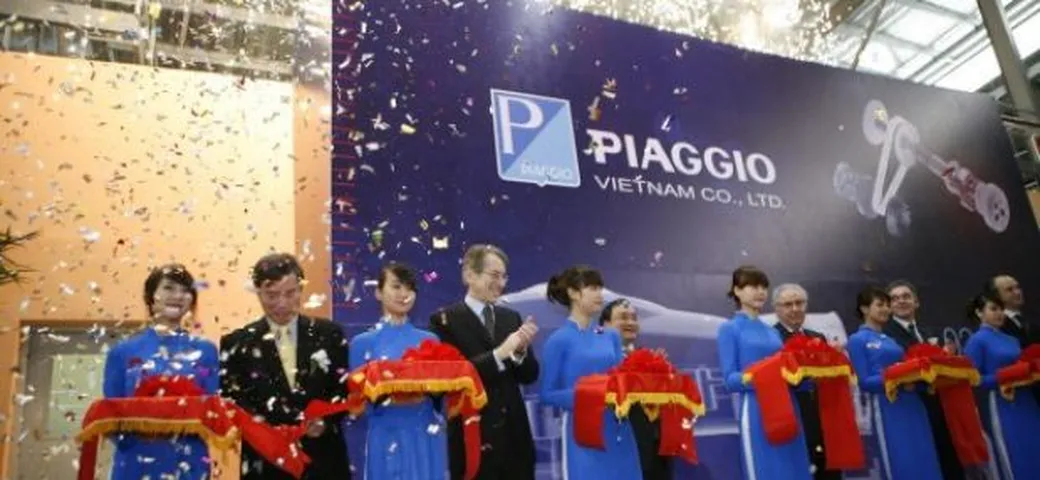 Piaggio inaugura uno stabilimento in Vietnam
