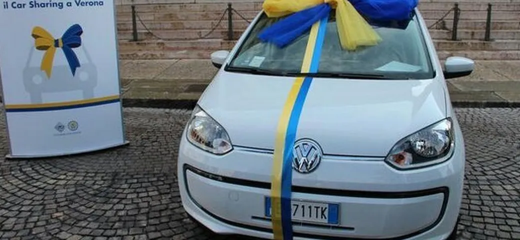 Car sharing: arriva a Verona da aprile, con 35 Volkswagen up!