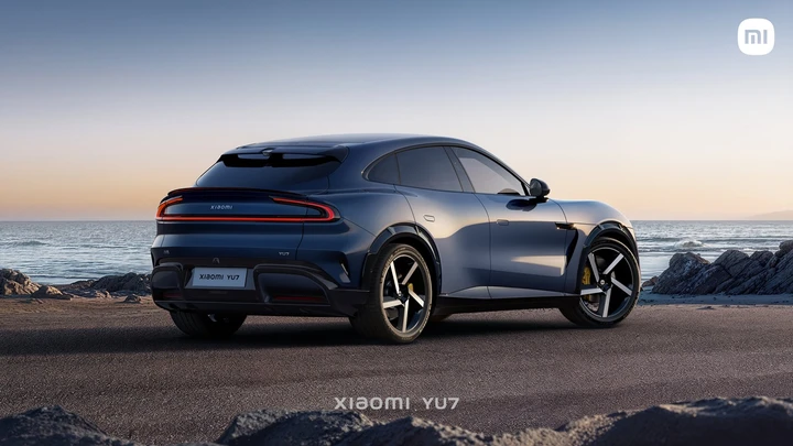 Xiaomi YU7 profilo