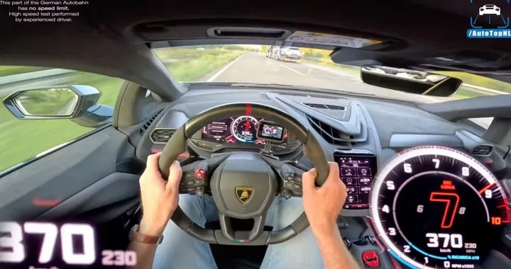 Ferrari e Lamborghini a 370 km/h: la pericolosa sfida in Autobahn