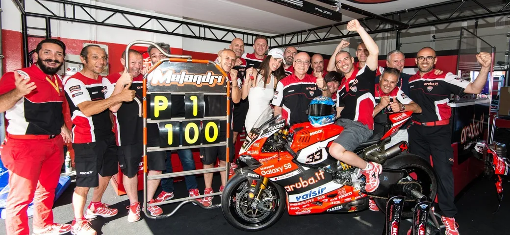 SBK, Melandri: centesima vittoria di un italiano in Superbike
