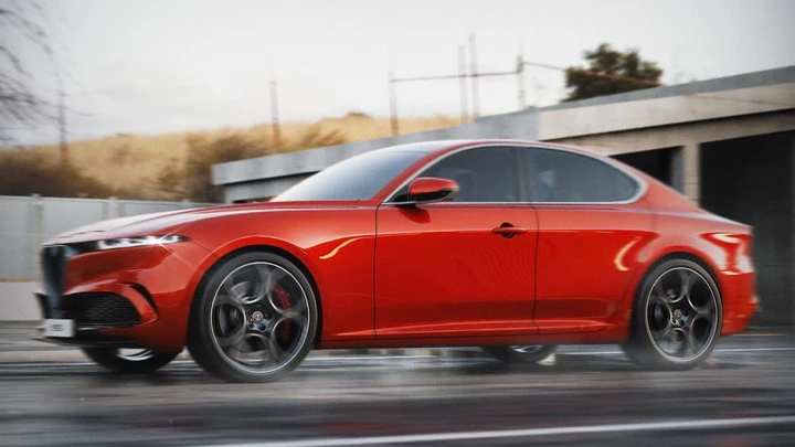 Alfa Romeo Giulia Sugar Chow: il render rétro della nuova generazione