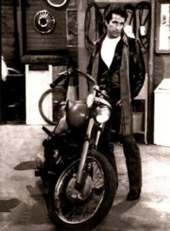 Telefilm: la moto di Fonzie