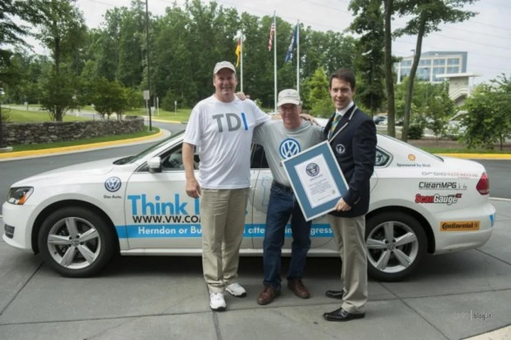 Volkswagen Passat TDI: Guinness World Record come auto più efficiente