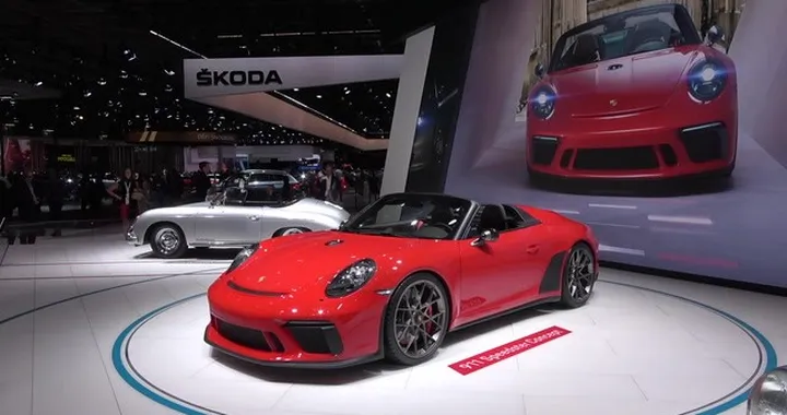 Salone Di Parigi 2018 - Porsche 911 Speedster Int. Venceslas Monzini