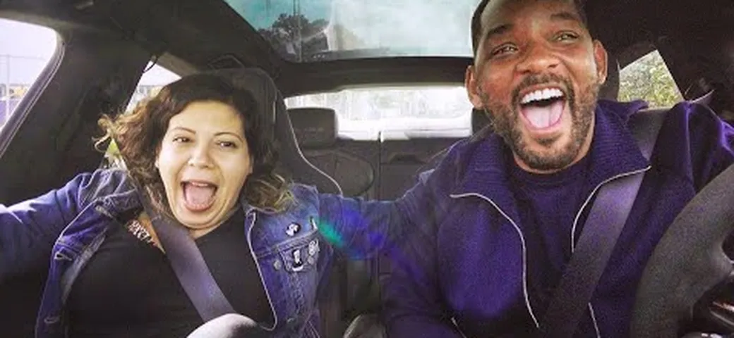 Porsche Taycan Turbo S con Will Smith per 4 utenti Lyft [Video]
