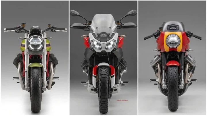 Moto Guzzi V85 TT: tre nuove versioni nei render di Oberdan Bezzi