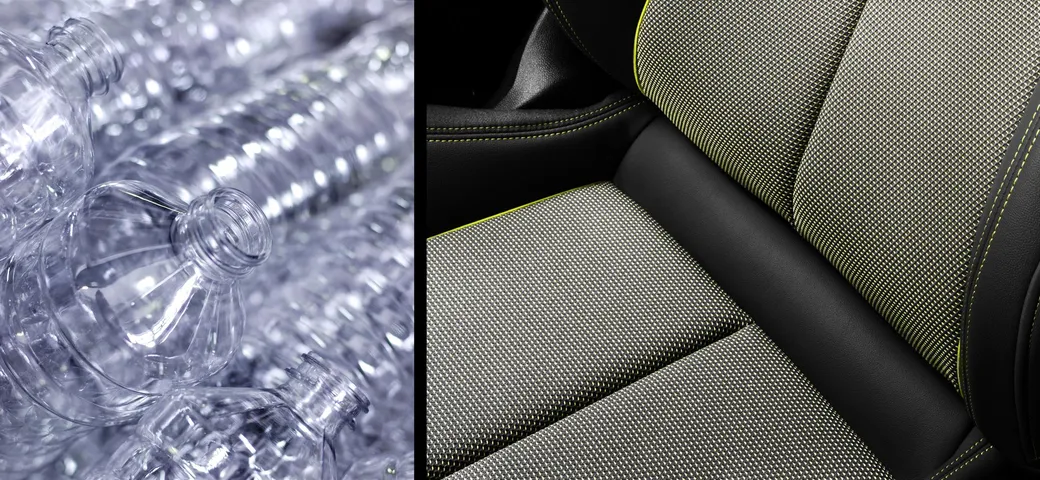 Nuova Audi A3: bottiglie riciclate per alcuni rivestimenti interni