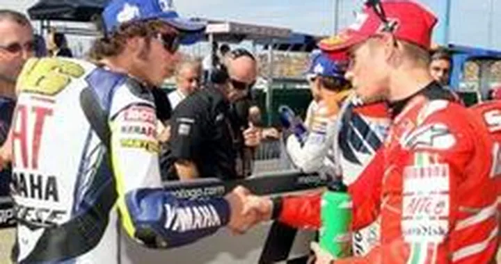 Rossi: mondiale meritato quello di Stoner, ma così non ci sto
