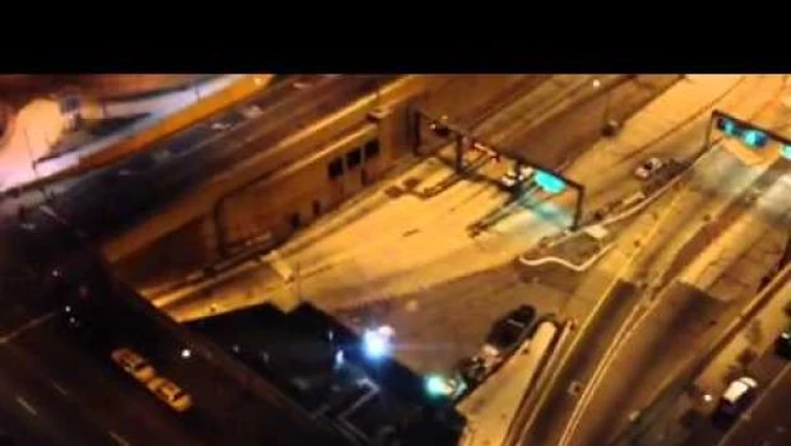 New York: David Coulthard con la Red Bull F1 nel Lincoln tunnel