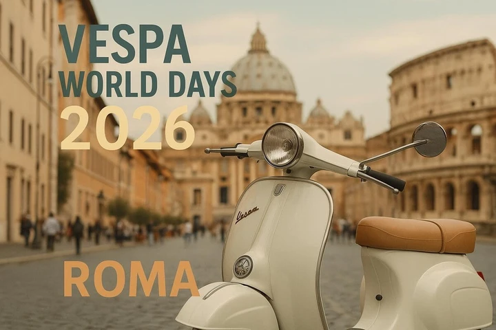 Vespa World Days 2026: Roma celebra l'80° anniversario della Vespa