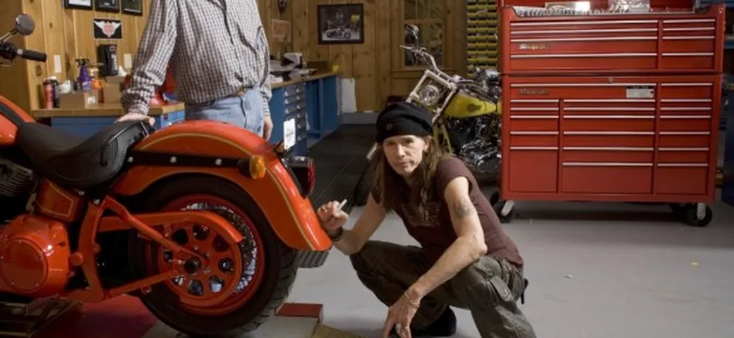 Steven Tyler a EICMA Custom