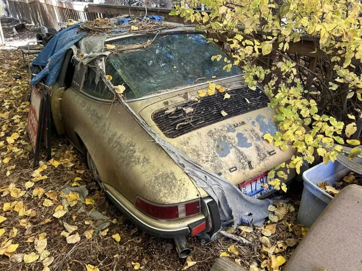 Sepolta per 31 anni sotto un aghi di pino, Porsche 911 risorge