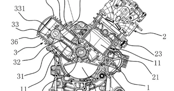 QJMotor: l'azienda cinese brevetta un insolito motore Supermono