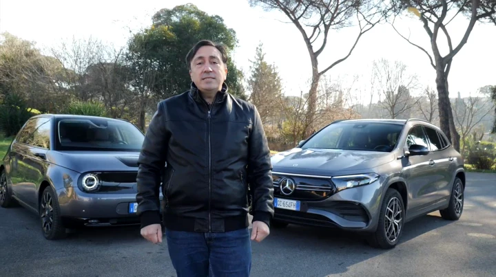 Mercedes EQA ed Honda e in prova: il video